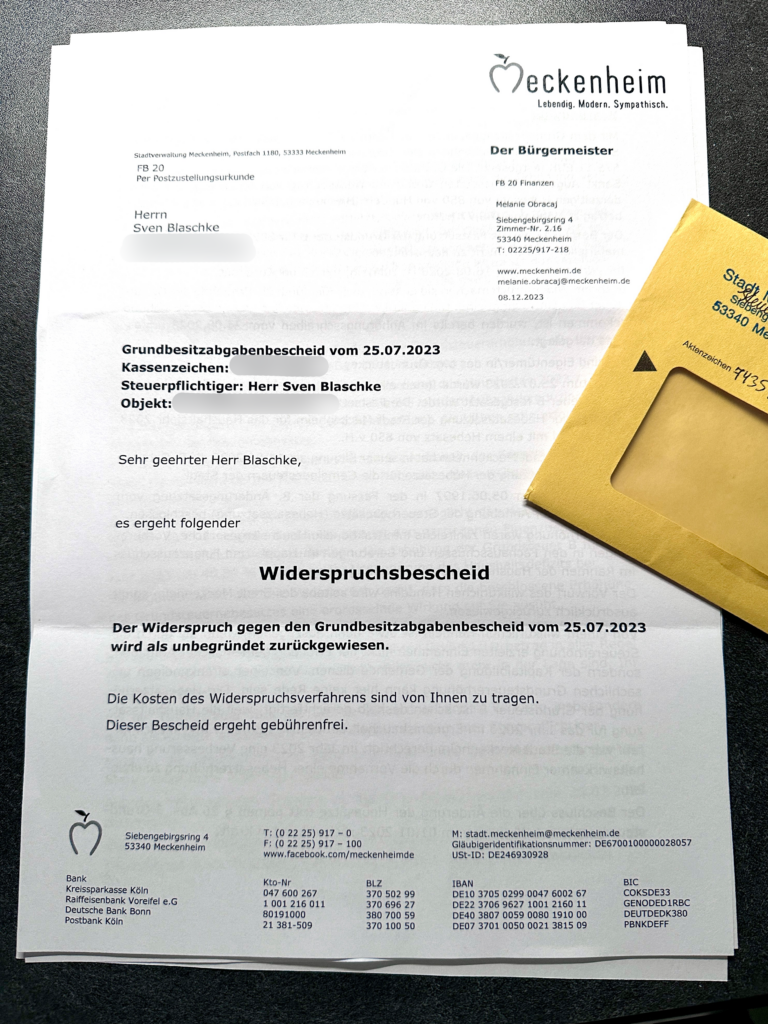  Erhöhung der Grundsteuer 2023/2024 - BI Meckenheim.de Illustration 